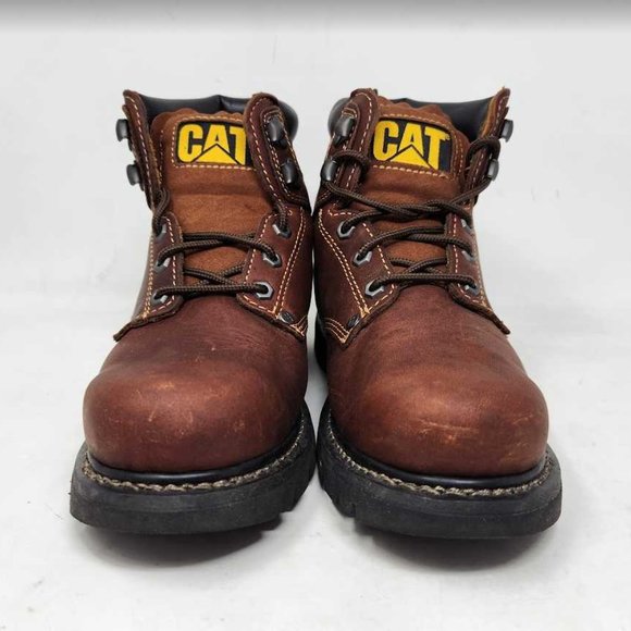 Men\'s 6.5W Cat Footwear Second Shift soft toe construction boots 6.5 Wide main image 6